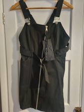 Punk Rave Black Denim Dress