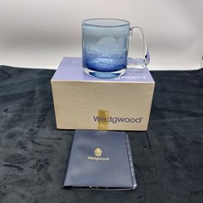 Wedgwood Etched Blue Glass