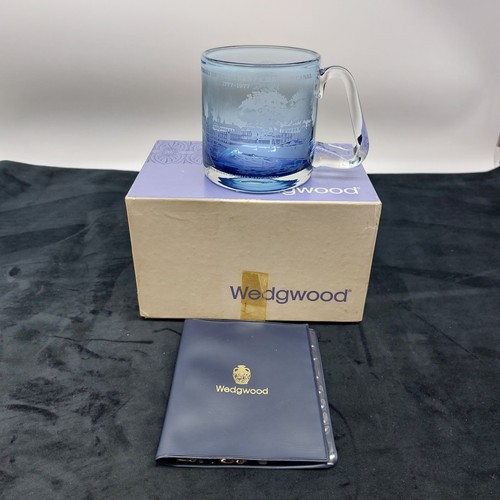 Wedgwood etched blue - etched, glass