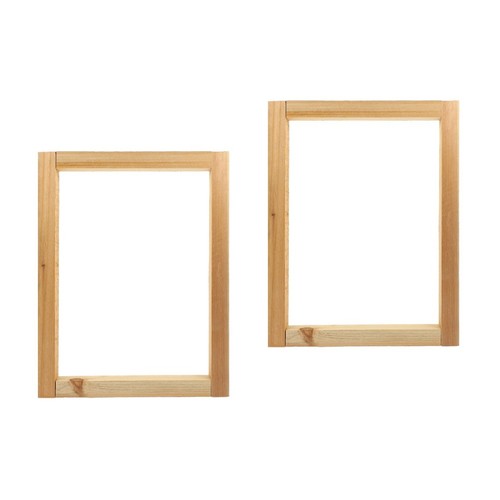 2pcs screen printing - 2pcs, frame
