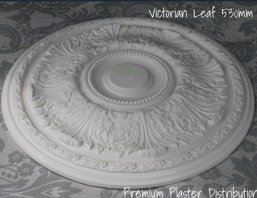 Plaster ceiling rose victorian - plaster,