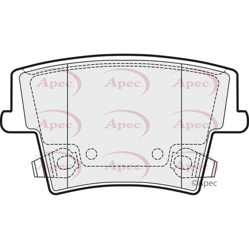 Brake pads set for chrysler - brake,