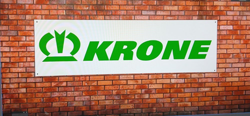 Krone tractor banner - krone,