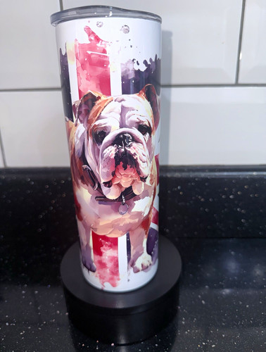Bulldog union jack tumbler - union,