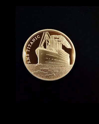 Titanic gold coin beautiful - titanic, coin.