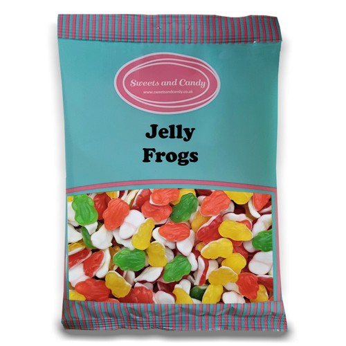 Jelly frogs 1kg bulk - frogs,