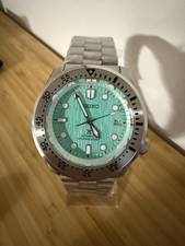 Seiko SKX007 Mod Automatic Dive Watch Custom Tiffany Dial Steel
