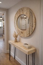 Handmade reclaimed cable reel - cable,
