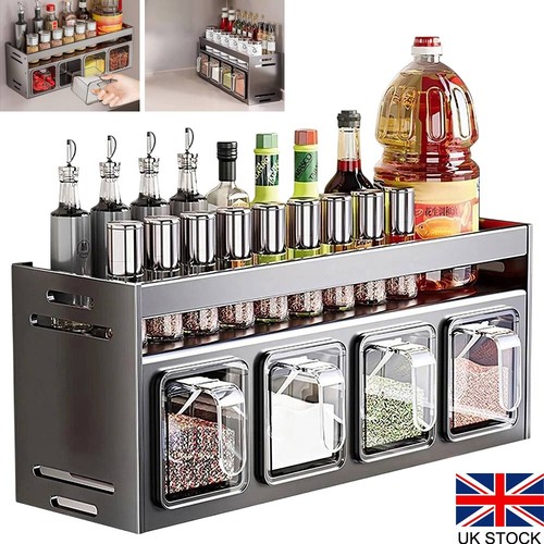 Spice herb jar rack holder - spice,