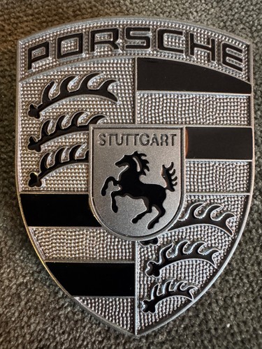 New porsche hood bonnet badge - porsche, hood/bonnet