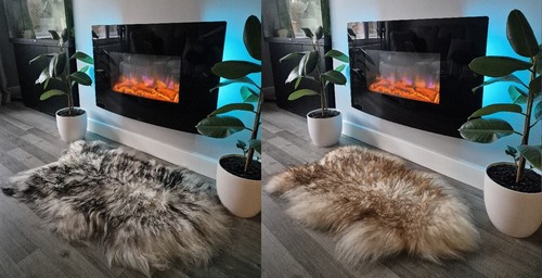 Curly icelandic sheepskin rug - icelandic,