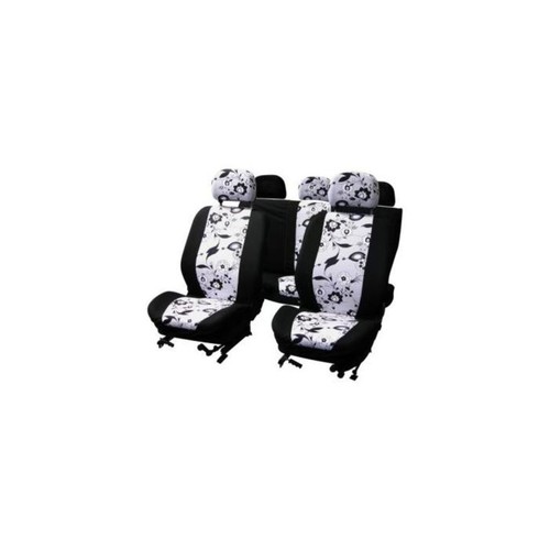 Pce black flower design - pce,