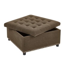 Tufted Storage Ottoman with