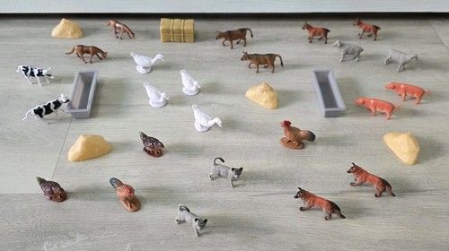 Farm animals playset - playset, horse