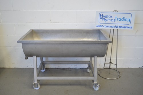 Stainless steel trough half - steel,