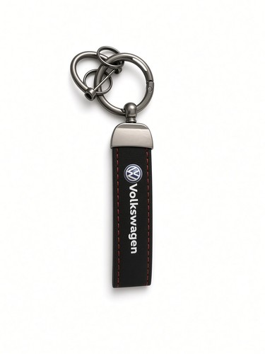 Volkswagen leather keyring - volkswagen,
