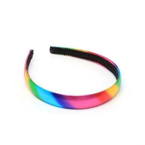 Rainbow alice band - padded, hair