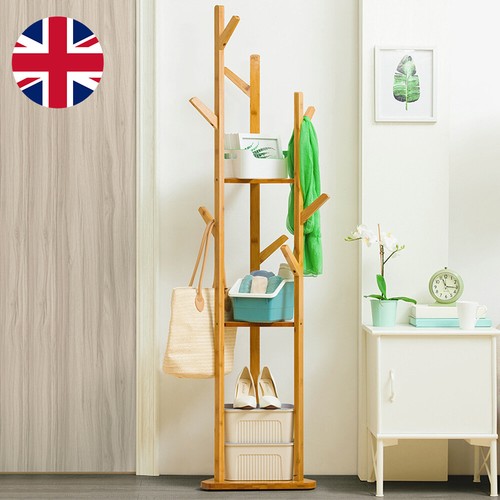 Wooden coat hat hanger stand - coat,