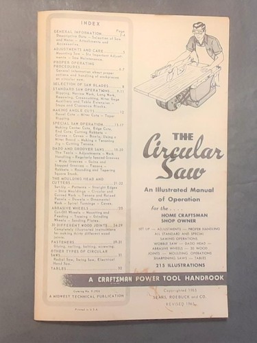 Craftsman the circular saw - the,