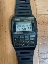 Casio DBC-62 Data Bank Digital Calculator Watch Vintage 1985 Used Working