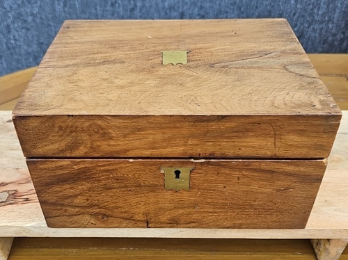 Antique wooden writing - antique, slope