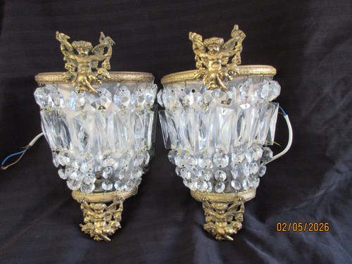 Vintage antique pair - , of