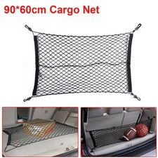 Car Rear Cargo Net Boot Trunk Storage Organizer Keep Luggages Mesh Nylon 90*60cm