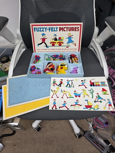 Vintage fuzzy felt - fuzzy, pictures