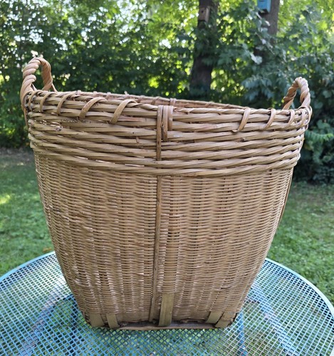 Vtg mid century - wicker, bamboo