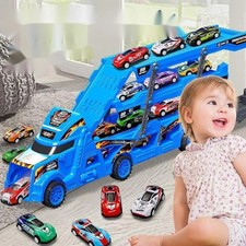 Large Kid Truck Deformation Transporter Car Toy Model Folding Vehicle Racing