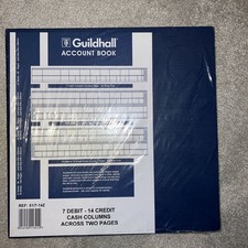 Guildhall Account Book  80 pages 51/7-14Z debit -7 debit - 14 credit cash column