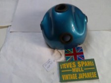 SUZUKI T250 T350 T500 HEADLAMP SHELL ,BLUE ,pre-owned  VINTAGE .1968-1970 .