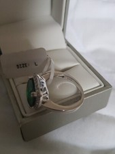 Cubic Zirconia Ring Green