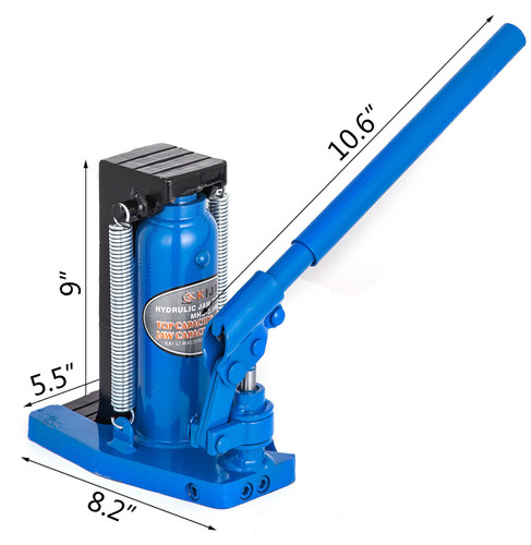 Hydraulic machine toe - machine, jack