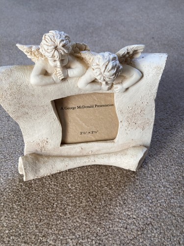Cherub scroll photo - scroll, frame