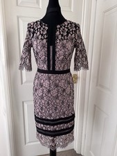 BNWT HOBBS £169 Pink + Black
