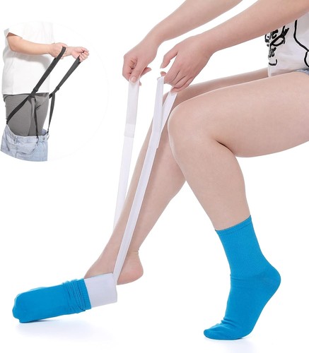 Sock aid tool and pants - aid,