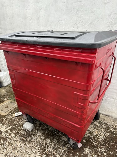 1100 litre metal wheelie bin - wheelie,