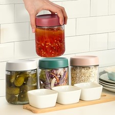 Glass Jars with Airtight