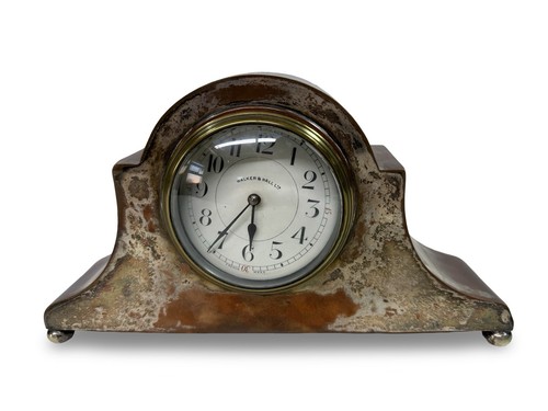 Vintage metal wind mantel - vintage,