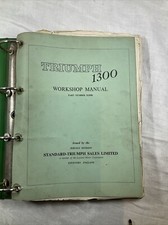 Original Triumph 1300 Workshop Manual Part No 512908 Vintage Car Service Leyland