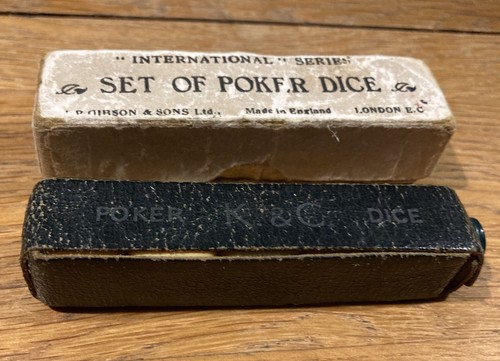 Two cased vintage - , poker