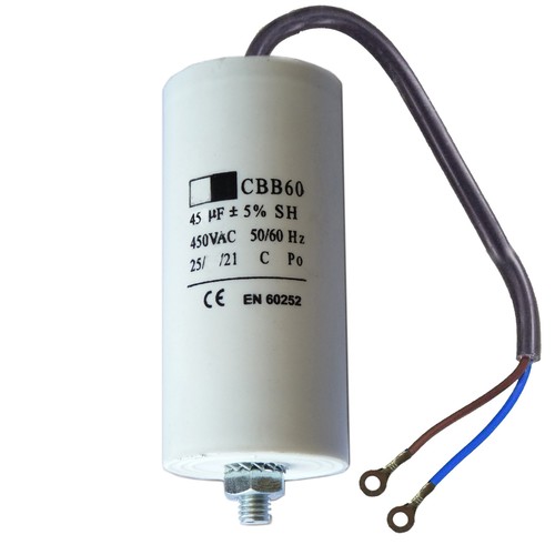 45uf mfd wired - mfd, capacitor