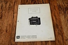 Vintage Hammond Organ Service Information Repair Manual J-100 J-200 Guide RARE