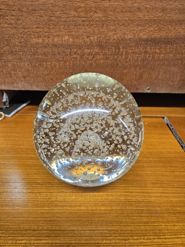 Large handblown glear glass - large,