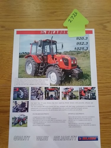 Belarus tractor 920 950 1025 - tractor,