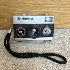 Working Rollei 35 Vintage Compact Film Camera Working w/ Tessar 40mm F/3.5 Lens