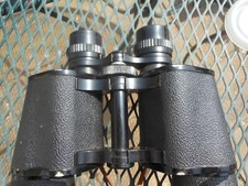 YASHICA 7x50 Binoculars Field 7.1 + Leather Case. See note on prism below