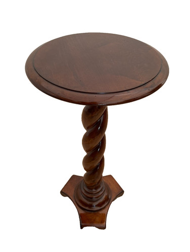 Vintage plant stand low table - plant,
