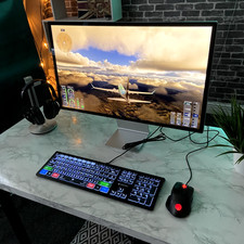 [DISCOUNTED] Microsoft Flight Simulator 2024 Shortcut Keyboard | Windows USA